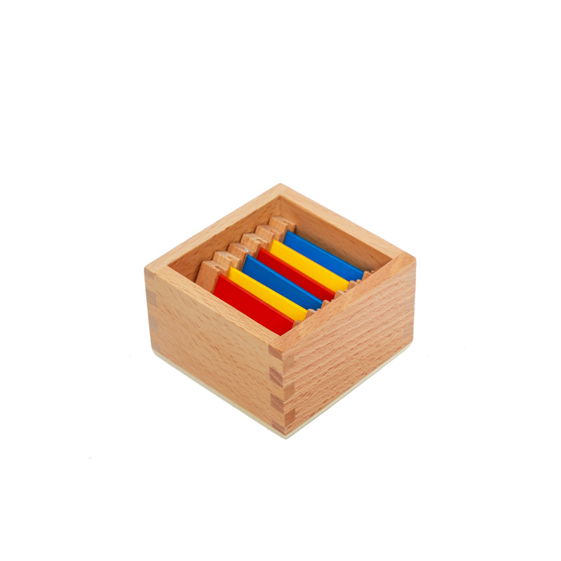 Première boite de couleurs Montessori