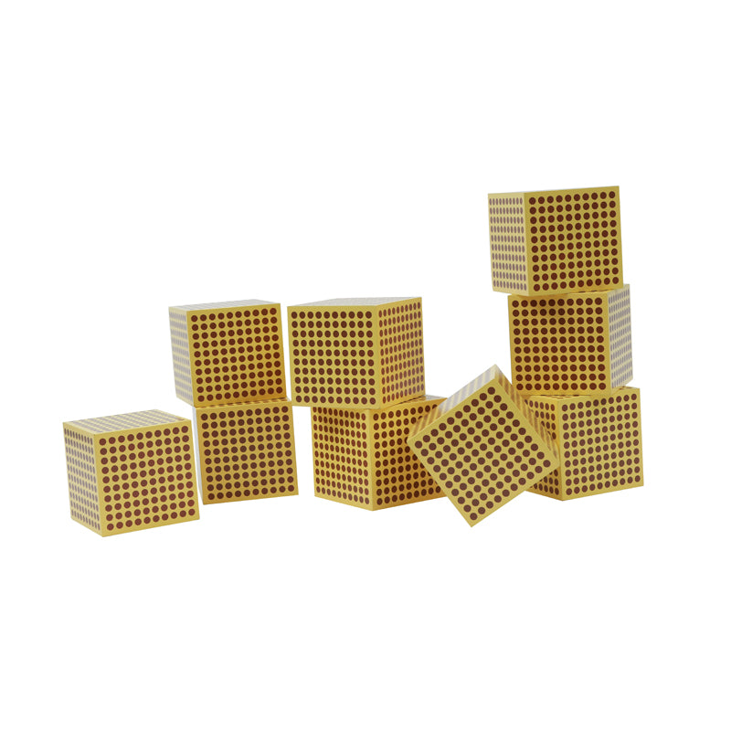 Cubes de 1000 Montessori
