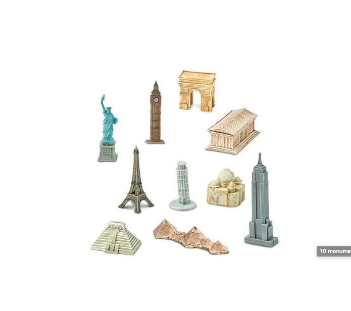 Figurines monuments du monde Montessori