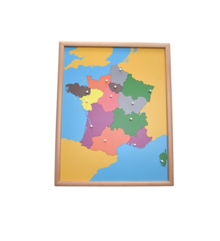 Puzzle de la France Montessori