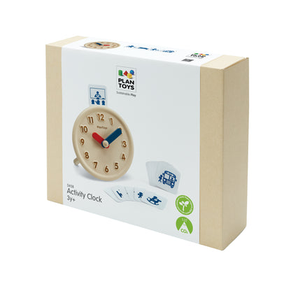 Horloge éducative en bois PlanToys