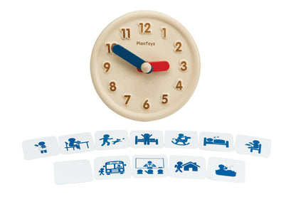 Horloge éducative en bois PlanToys