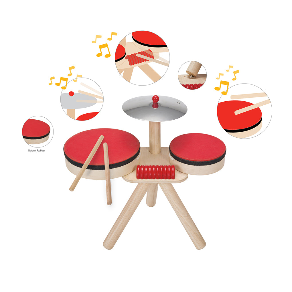 Batterie en bois PlanToys