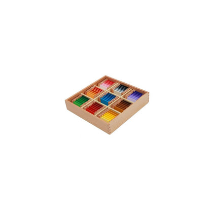 Troisième boîte des couleurs Montessori