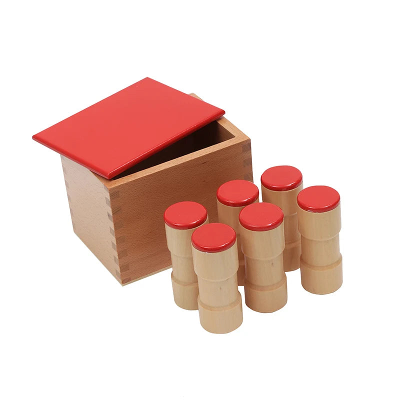 Boîtes à sons Montessori en bois