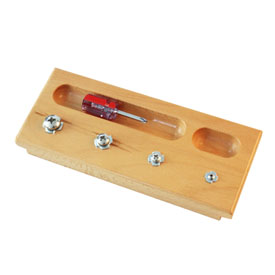 Planche de vissage Montessori - tournevis cruciforme
