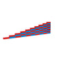 Barres rouges et bleues Montessori grande taille
