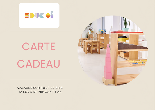 Carte cadeau Educ Oi