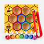 Jeu des abeilles avec pince