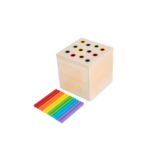 Cube d’activités Montessori 3 en 1