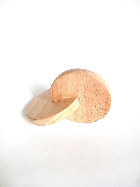 Disques en bois Montessori à emboîtement, jouet naturel pour bébé dès 6 mois