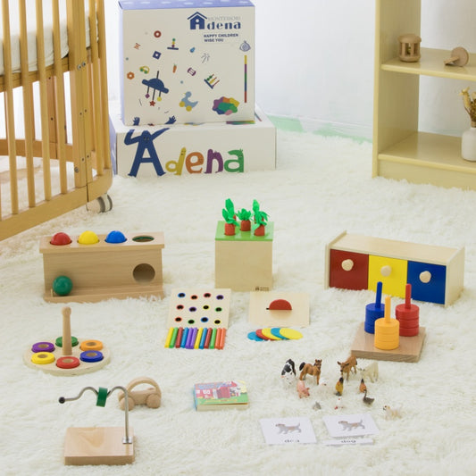 Box Montessori 13 mois et + : 10 activités d'éveil