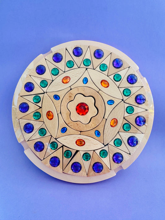 Mandala en bois