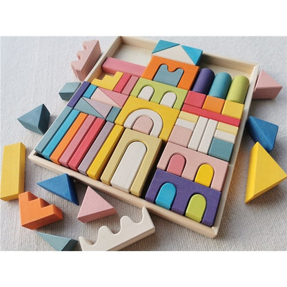 Blocs de construction en bois - Chateau