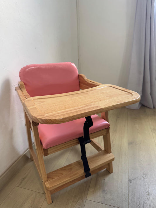 Chaise bébé Montessori avec tablette