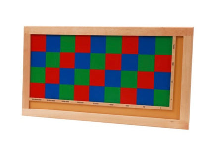 Grand damier montessori - apprendre les multiplications