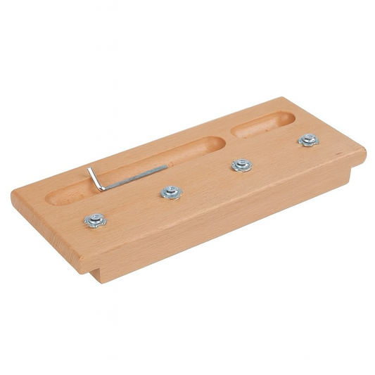 Planche de vissage Montessori - clé Allen (vis hexagonales)